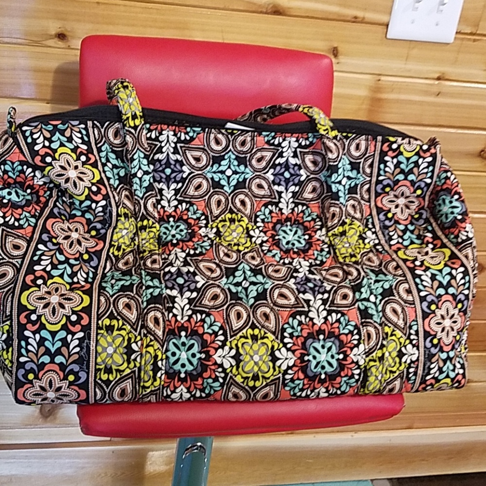 Extra large Vera Bradley duffel bag, barely used